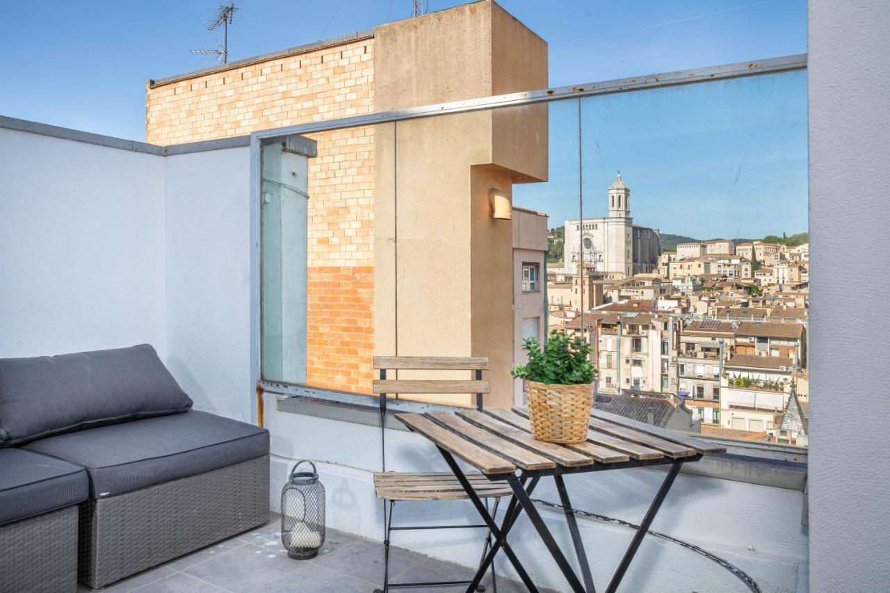 Flateli Penthouse Jaume I Lägenhet Girona Exteriör bild